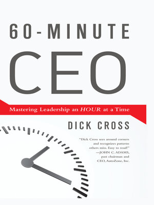 cover image of 60-Minute CEO
